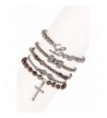 Lux Accessories Cross Wings Bracelet