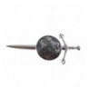 Sword Targe Celtic Horses Pewter