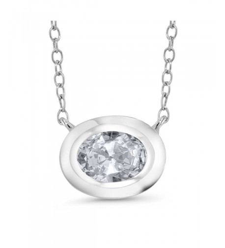 White Topaz Sterling Silver Pendant