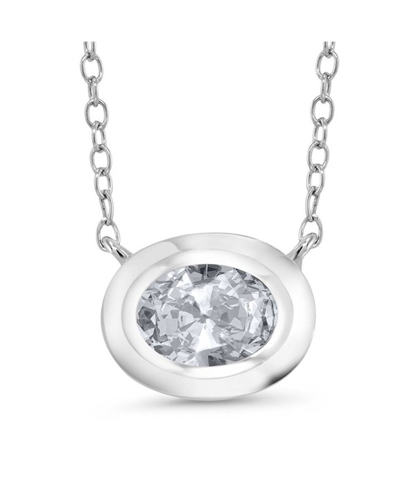 White Topaz Sterling Silver Pendant