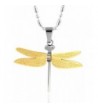 Dragonfly 3x4 3CM Stainless Necklace Aooaz