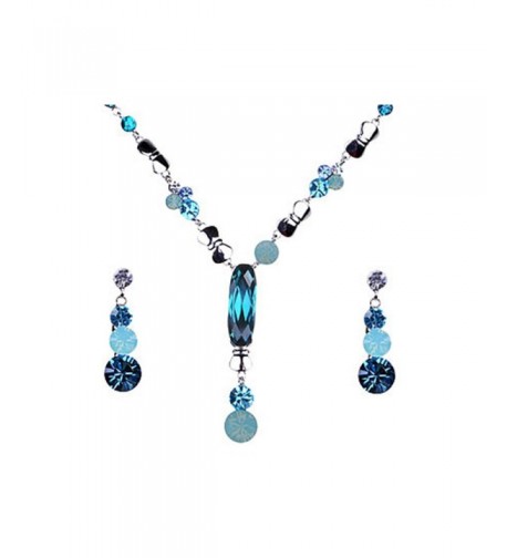 Synthetic Pacific Swarovski Crystal Necklace