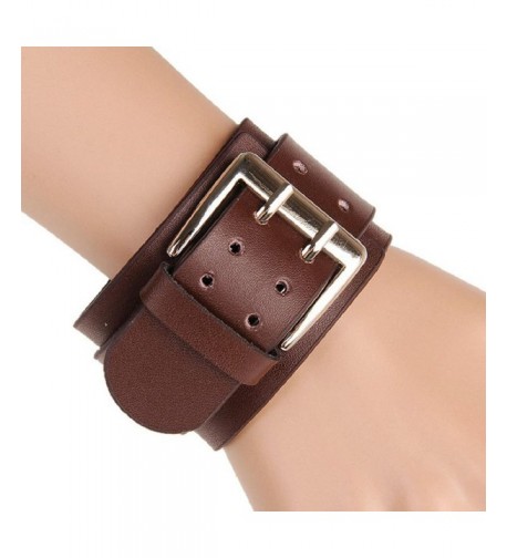 SusenstoneRetro Leather Bracelets Double Bracelet