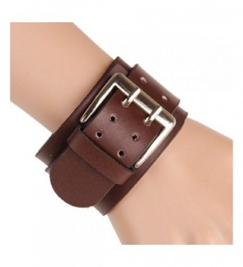 SusenstoneRetro Leather Bracelets Double Bracelet