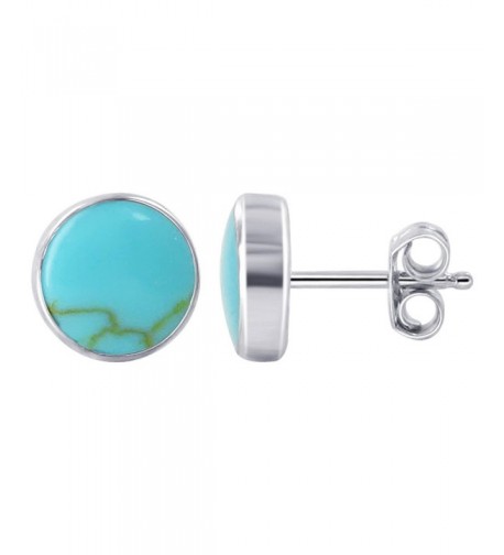 Gem Avenue Sterling Simulated Turquoise