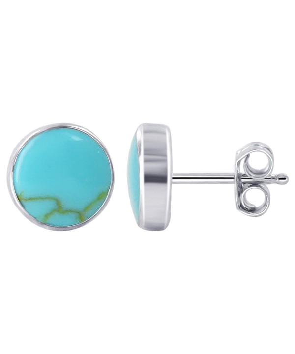 Gem Avenue Sterling Simulated Turquoise