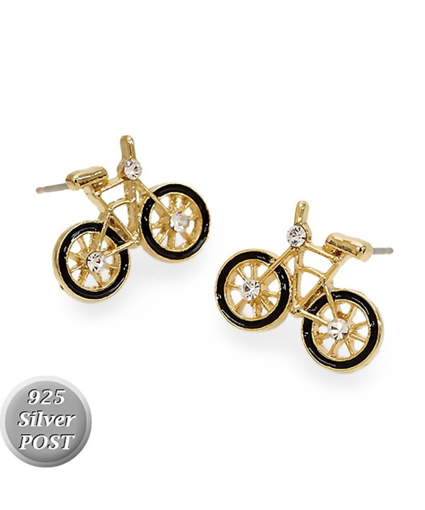 Crystal Rhinestone Bicycle Fashion Earrings