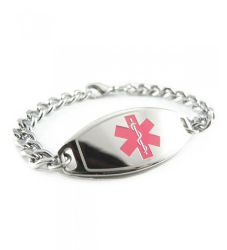 MyIDDr Pre Engraved Customized Medical Bracelet